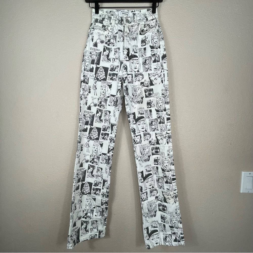 Reformation Comic High Rise Straight Leg Size 23
